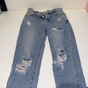 Light wash distressed Pacsun High Rise Straight jeans. No stains or damage.